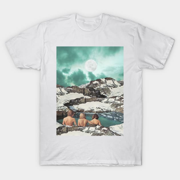 Moon Bathing T-Shirt by leafandpetaldesign